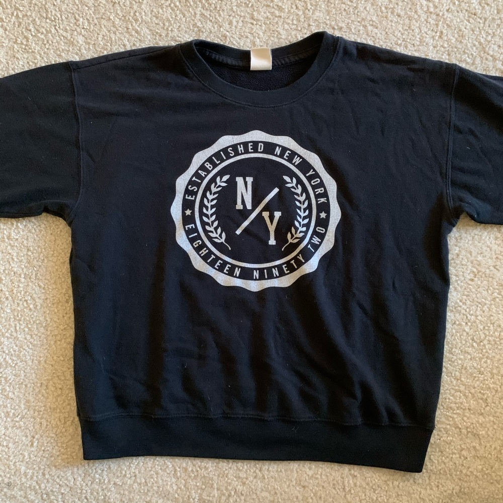 Abercrombie Collegiate Crewneck - Black - Size M